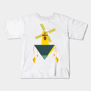 mills space t-shirt Kids T-Shirt